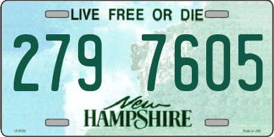 NH license plate 2797605