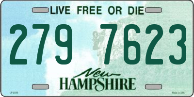 NH license plate 2797623