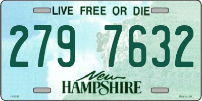 NH license plate 2797632