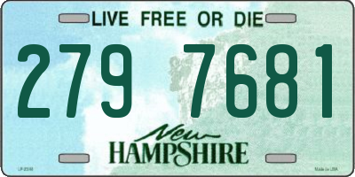 NH license plate 2797681