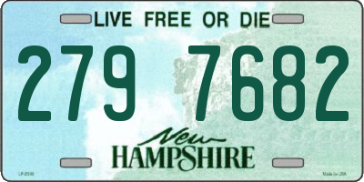 NH license plate 2797682