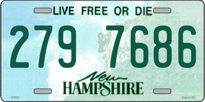 NH license plate 2797686