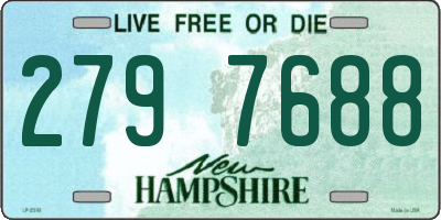 NH license plate 2797688