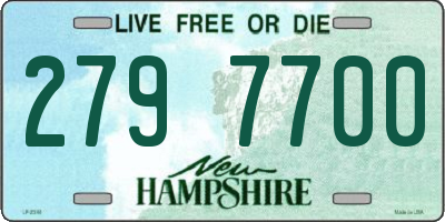 NH license plate 2797700