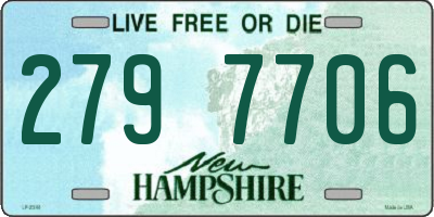 NH license plate 2797706