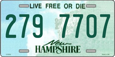 NH license plate 2797707