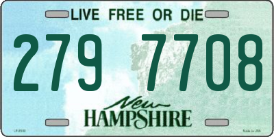 NH license plate 2797708