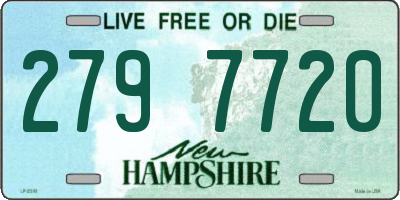 NH license plate 2797720