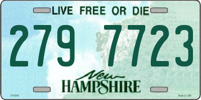 NH license plate 2797723