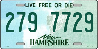 NH license plate 2797729