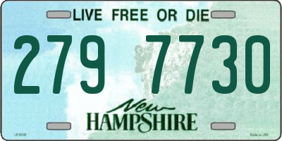 NH license plate 2797730
