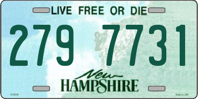 NH license plate 2797731