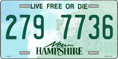 NH license plate 2797736