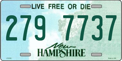 NH license plate 2797737