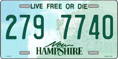 NH license plate 2797740
