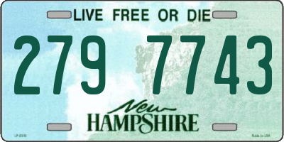 NH license plate 2797743