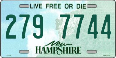 NH license plate 2797744