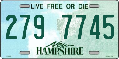 NH license plate 2797745