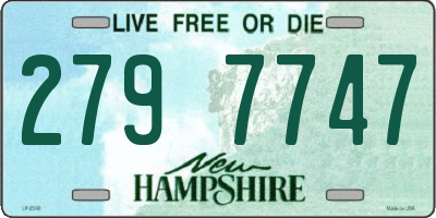 NH license plate 2797747