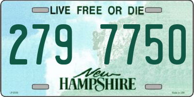 NH license plate 2797750