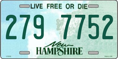 NH license plate 2797752