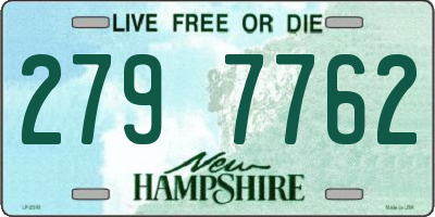 NH license plate 2797762