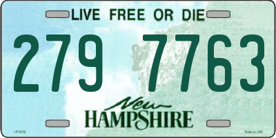 NH license plate 2797763