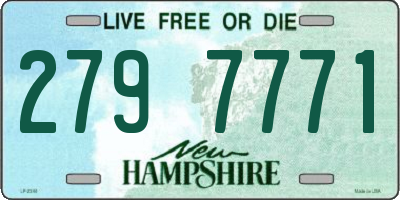 NH license plate 2797771