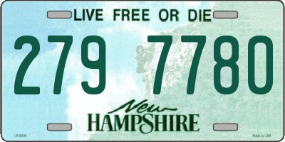 NH license plate 2797780
