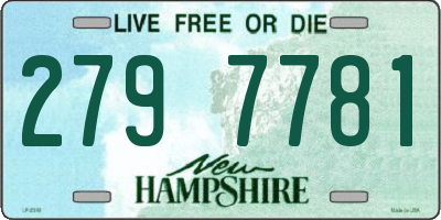 NH license plate 2797781