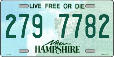 NH license plate 2797782