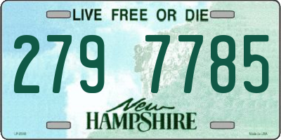 NH license plate 2797785