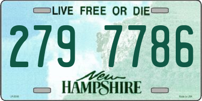 NH license plate 2797786