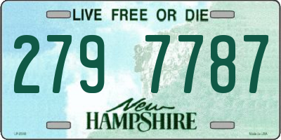 NH license plate 2797787