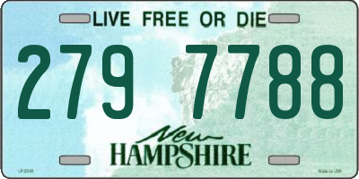 NH license plate 2797788