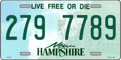 NH license plate 2797789