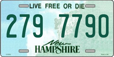 NH license plate 2797790