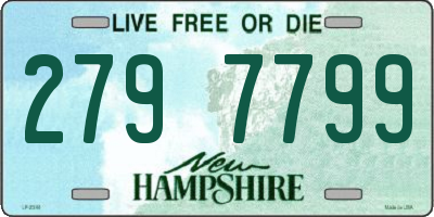 NH license plate 2797799