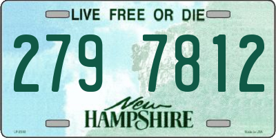 NH license plate 2797812
