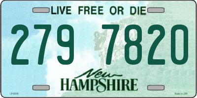NH license plate 2797820