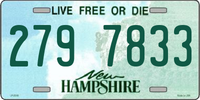 NH license plate 2797833