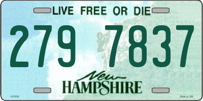 NH license plate 2797837