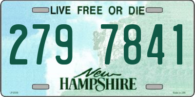 NH license plate 2797841