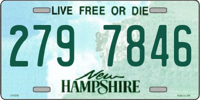NH license plate 2797846