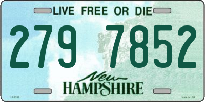 NH license plate 2797852