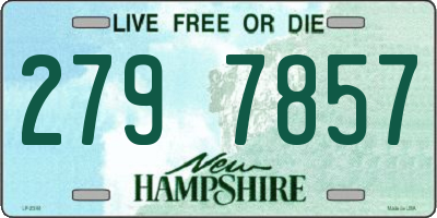 NH license plate 2797857