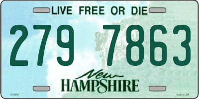 NH license plate 2797863