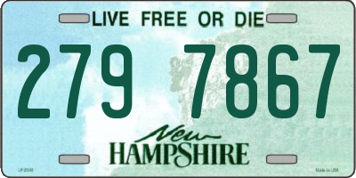 NH license plate 2797867