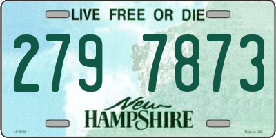 NH license plate 2797873