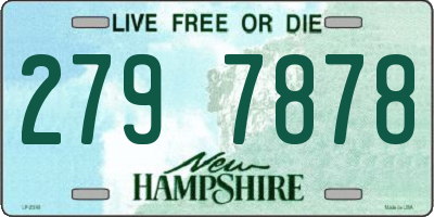 NH license plate 2797878